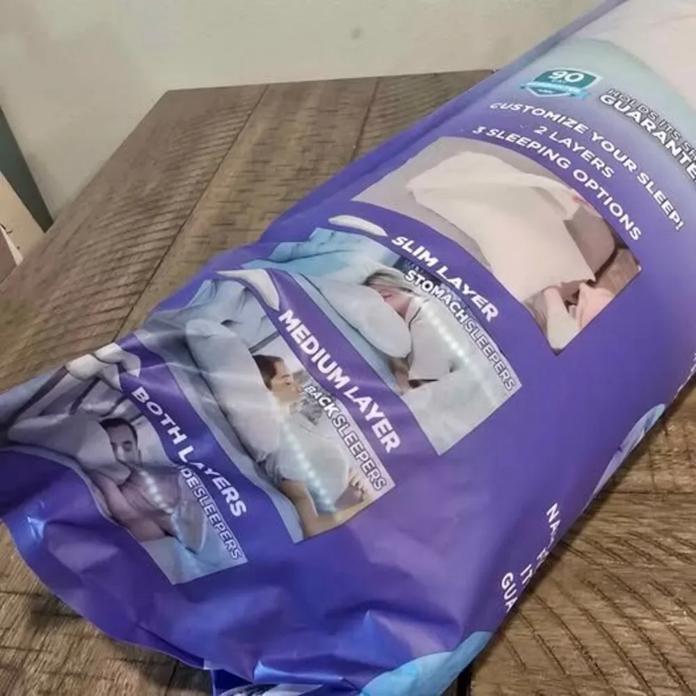Nuzzle Cooling Adjustable Pillow Standard Size Bed Pillow New Sealed